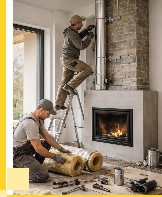 Монтаж дымоходов для каминов в Костроме от 15314 р. ЭриданКст