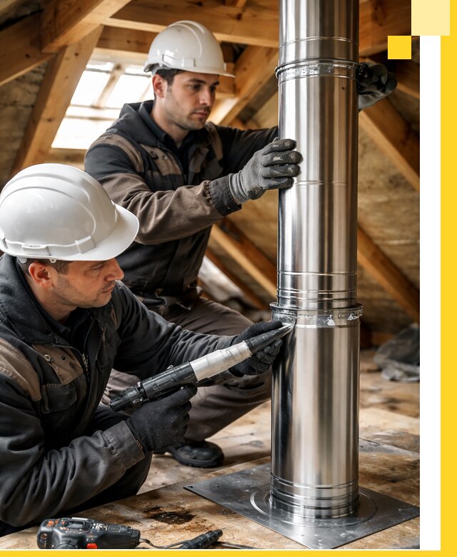 Монтаж дымоходов для каминов в Костроме с гарантией качества