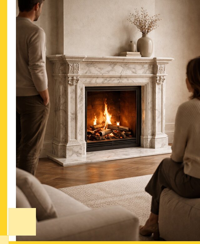 Мраморные камины под ключ в Костроме от 255225 р. | ЭриданКст