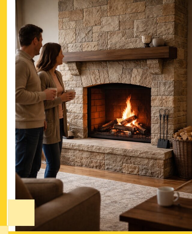 Каменные камины на заказ в Костроме от 183762 р. | ЭриданКст