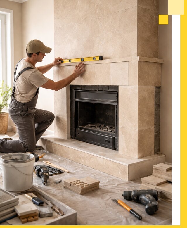 Установка и монтаж каминов в частном доме под ключ в Костроме