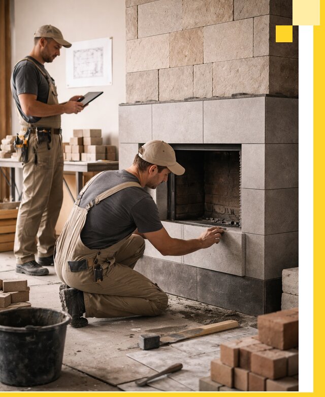 Индивидуальные проекты каминов и каминных систем в Костроме