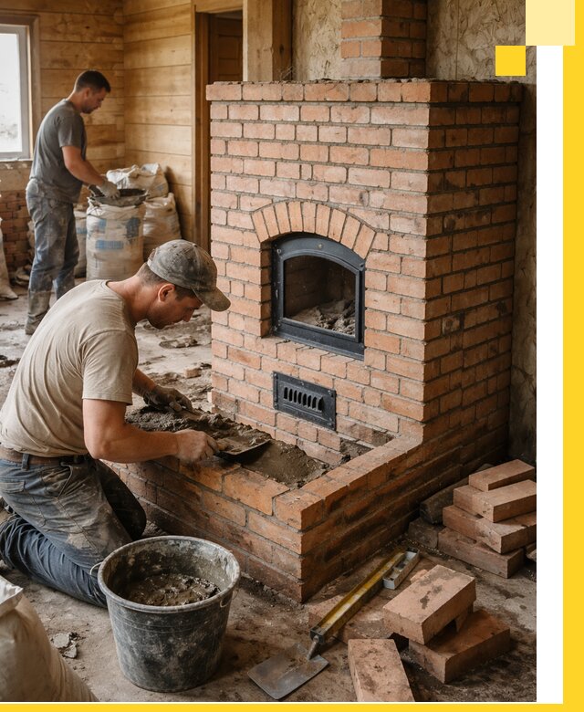 Профессиональное строительство печей в Костроме под ключ