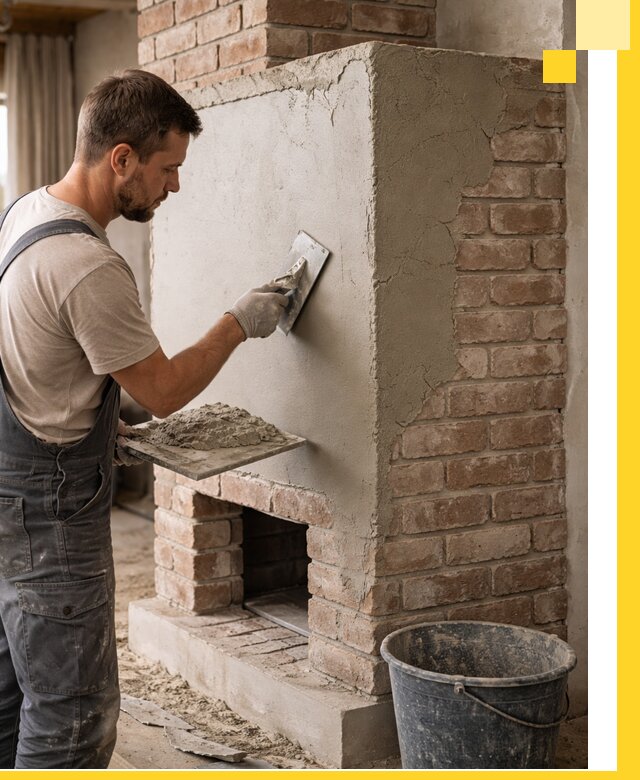 Отделка печей и облицовка каминов в Костроме под ключ