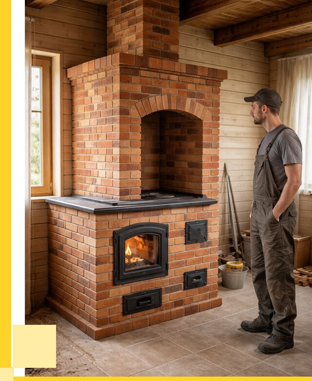 Кирпичные печи в Костроме: купить от 153135 р. | ЭриданКст