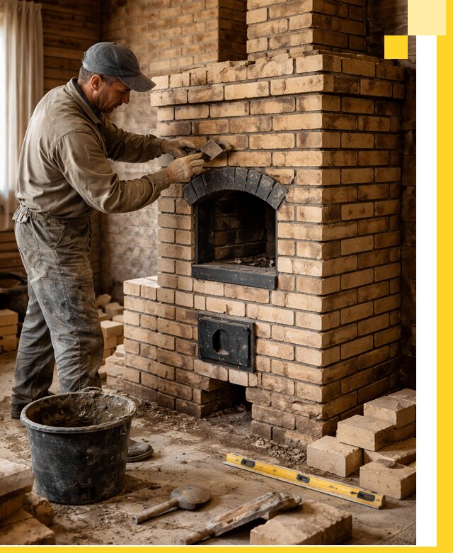 Кирпичные печи под ключ в Костроме: проектирование и кладка