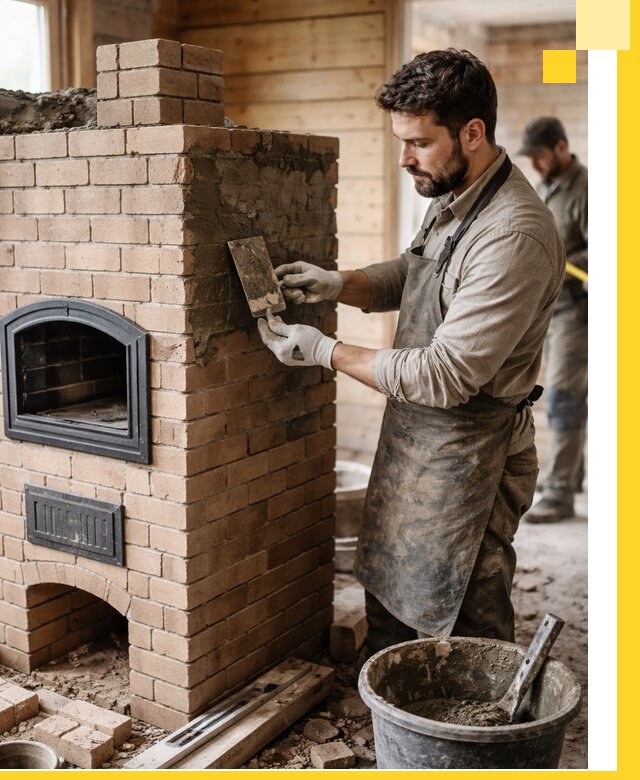 Изготовление и установка печей-шведок под ключ в Костроме