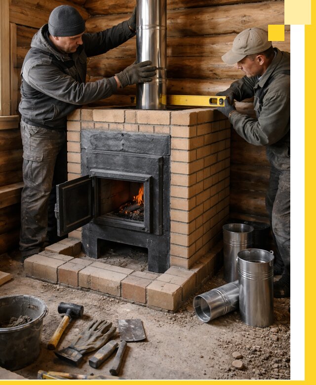 Проектирование, изготовление и установка банных печей в Костроме