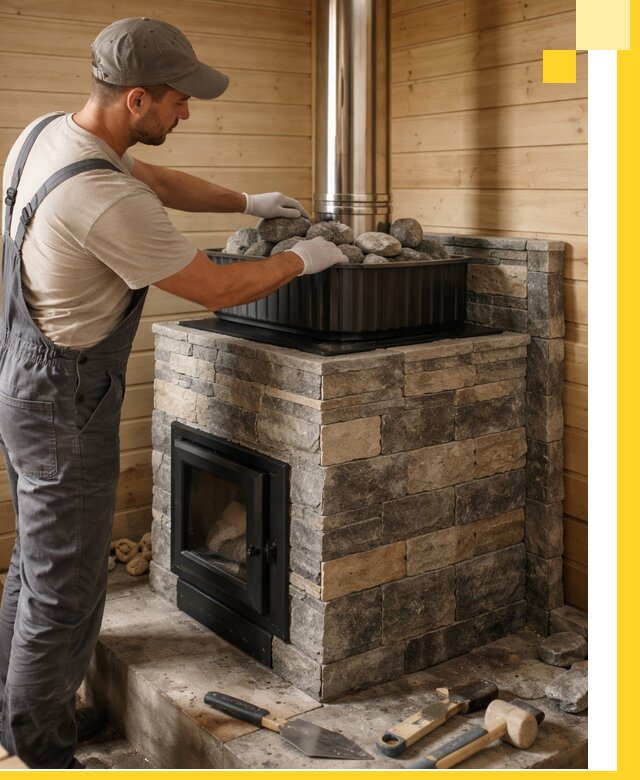 Печи для парной в Костроме, производство, монтаж и обслуживание