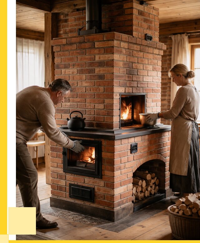 Печи для загородного дома под ключ в Костроме от 81672 р. | ЭриданКст