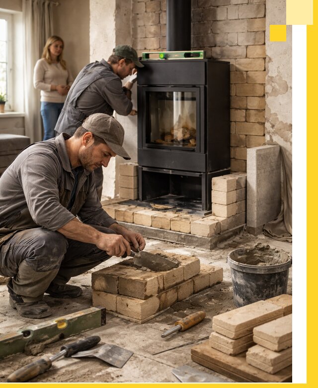 Печи и камины под ключ: проект, установка в Костроме