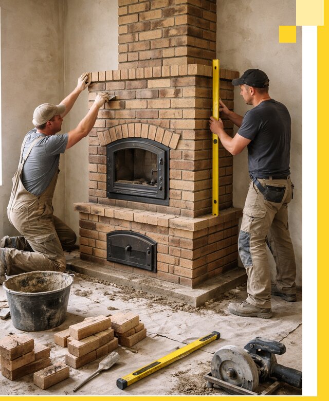 Продажа и установка печей и каминов для дома под ключ в Костроме