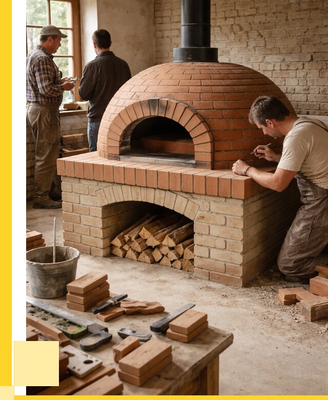 Помпейская печь дровяная для пиццы в Костроме | ЭриданКст от 204180 р.