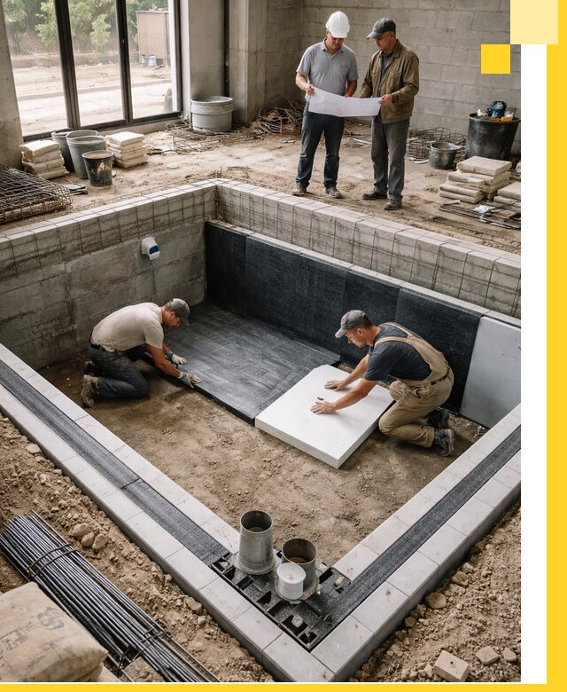 Проекты частных и общественных бассейнов под ключ в Костроме