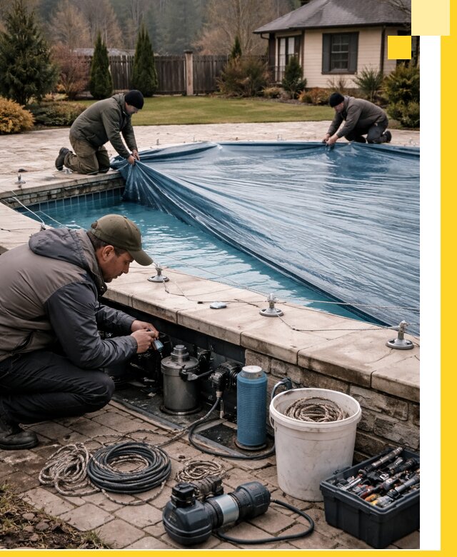 Консервация бассейнов в Костроме: подготовка к длительному хранению