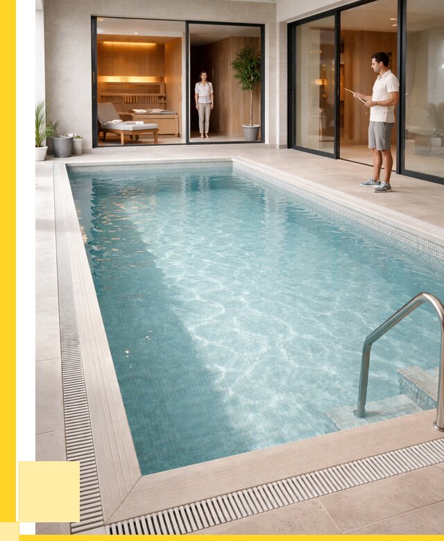 Отделка бассейна пленкой ПВХ в Костроме от 3573 р. - ЭриданКст