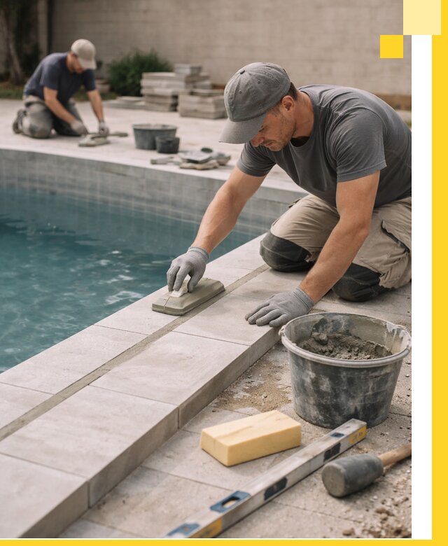 Отделка бассейнов в Костроме: декоративная отделка и гидроизоляция