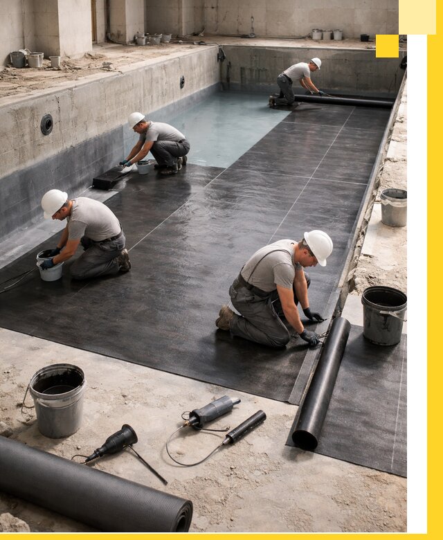 Профессиональная гидроизоляция бассейнов и чаш в Костроме под ключ