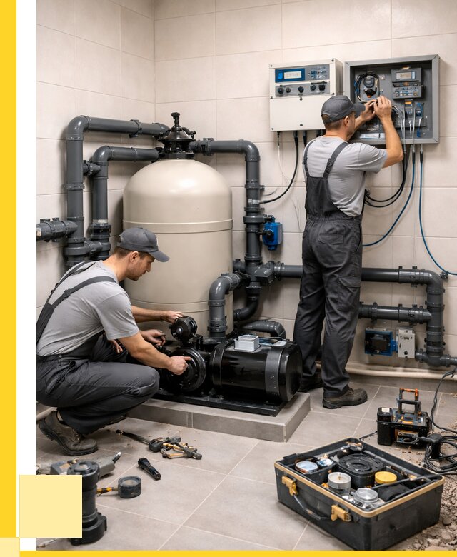 Монтаж оборудования для бассейнов в Костроме от 40836 р. | ЭриданКст