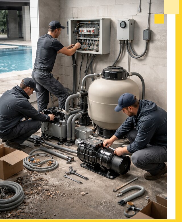 Профессиональный монтаж оборудования для бассейнов в Костроме