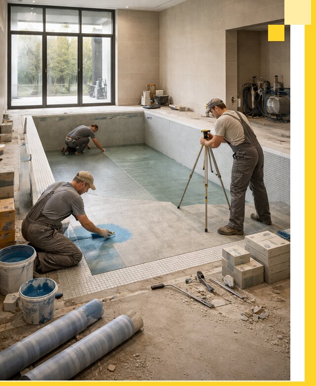 Проект и строительство закрытых бассейнов в Костроме под ключ