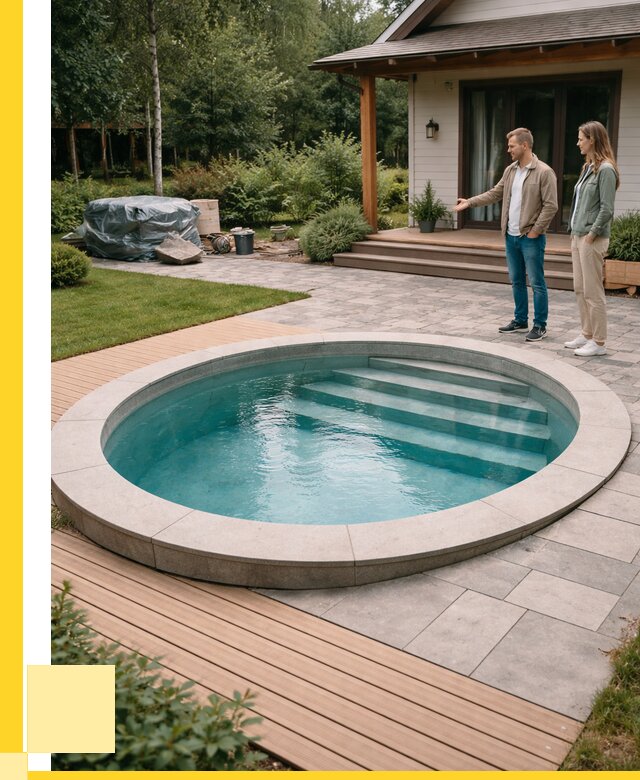 Бассейн на даче под ключ в Костроме от 204180 р., ЭриданКст