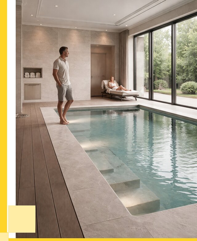 Бассейны в коттедже под ключ в Костроме от 1225080 р. | ЭриданКст