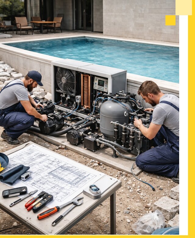 Проектирование и монтаж бассейнов с подогревом в Костроме