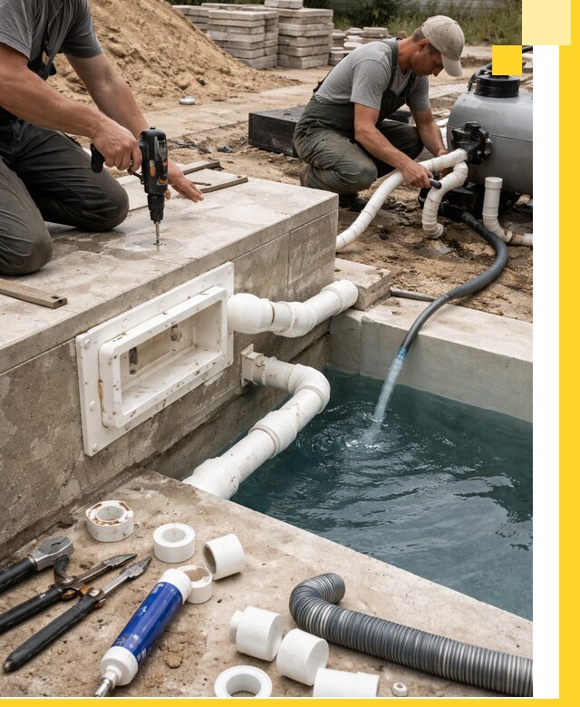 Строительство скиммерных бассейнов под ключ в Костроме