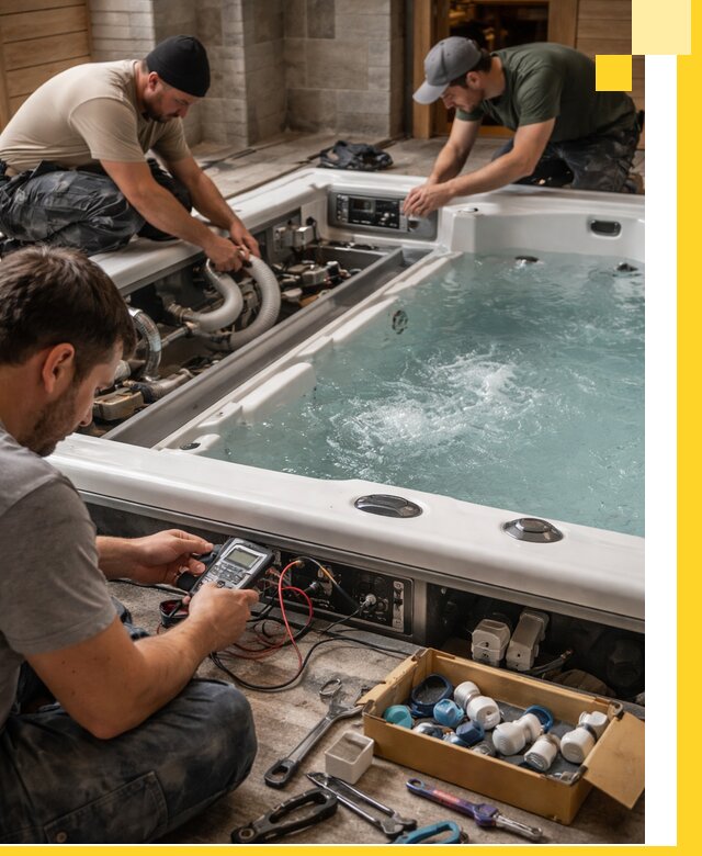 Гидромассажные бассейны под ключ в Костроме, дизайн и монтаж