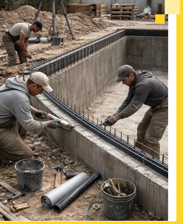 Качественный монтаж чаши бассейна в Костроме под ключ с гарантией