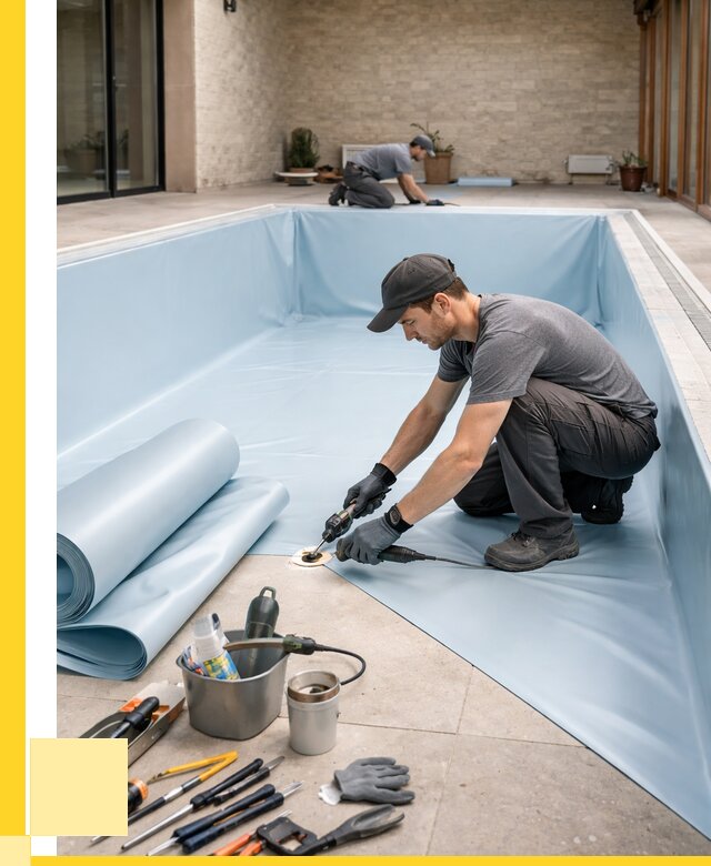 Пленка ПВХ для бассейнов в Костроме от 2552 р. | ЭриданКст