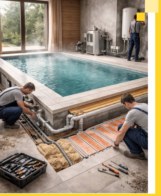 Проектирование и строительство тёплых бассейнов в Костроме