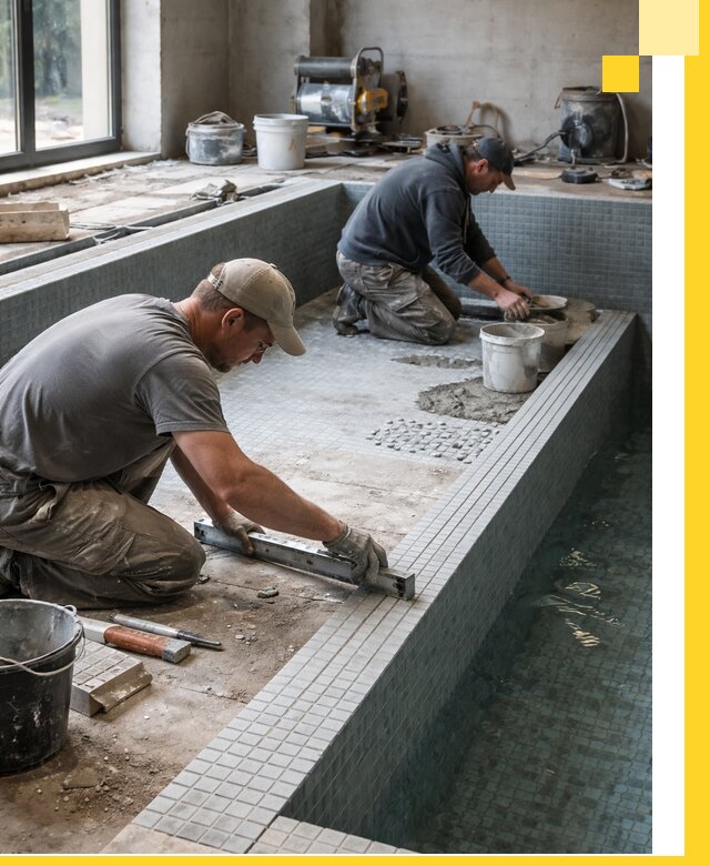 Строительство бассейна в частном доме в Костроме под ключ