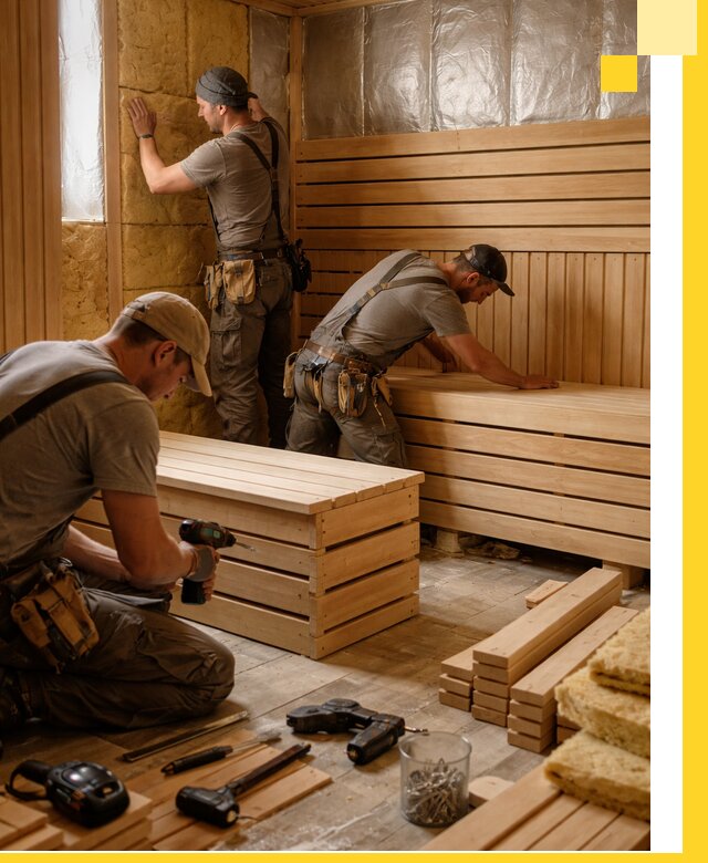 Профессиональное строительство саун под ключ в Костроме