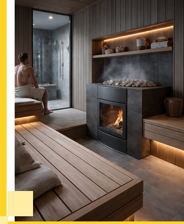 Проект сауны в частном доме в Костроме от 35732 р. | ЭриданКст