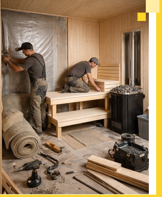 Проекты саун под ключ в Костроме дизайн и строительство