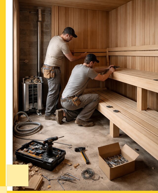 Монтаж саун под ключ в Костроме от 122508 р. | ЭриданКст