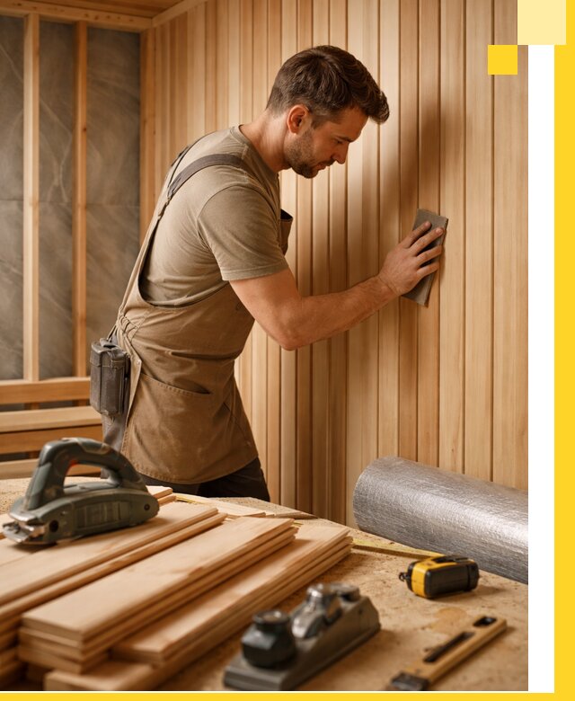 Профессиональная отделка саун и парных под ключ в Костроме