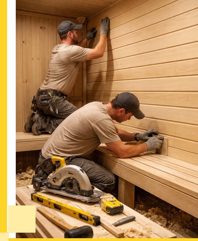 Обшивка саун вагонкой в Костроме от 2552 р. | ЭриданКст