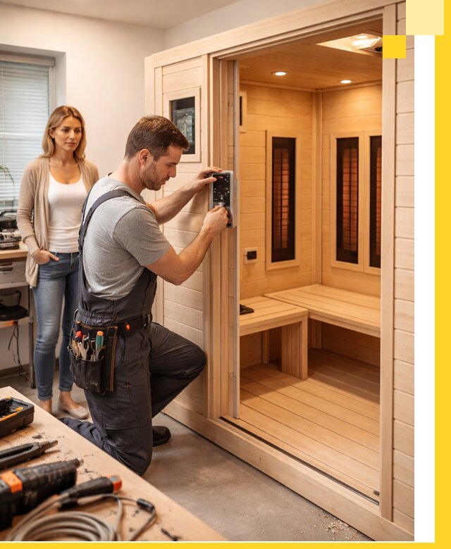 Инфракрасные сауны под ключ в Костроме продажа и установка