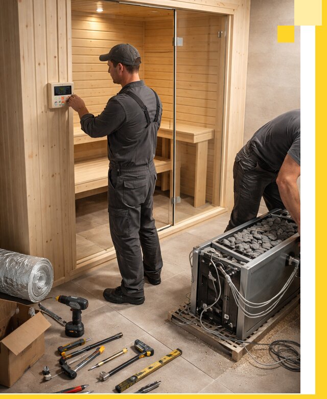 Поставка, установка и монтаж электрических саун в Костроме