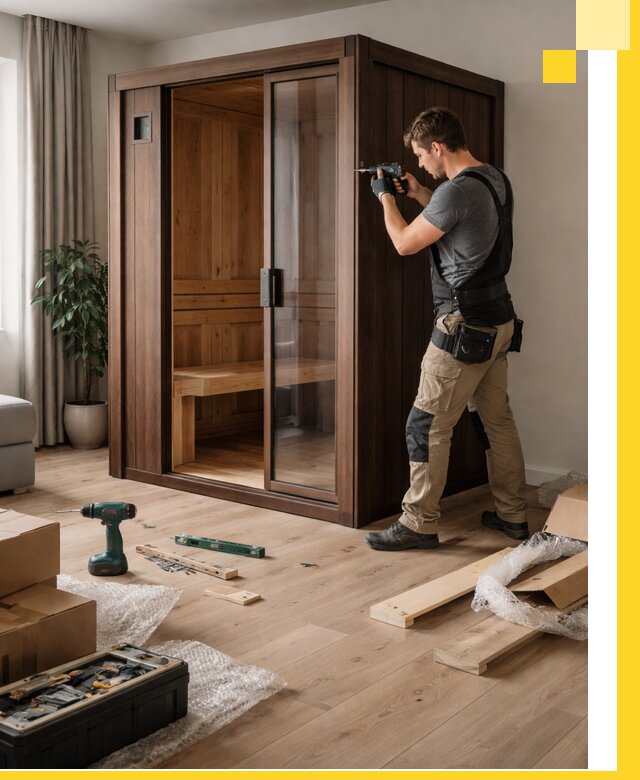 Установка и производство мини саун под ключ в Костроме