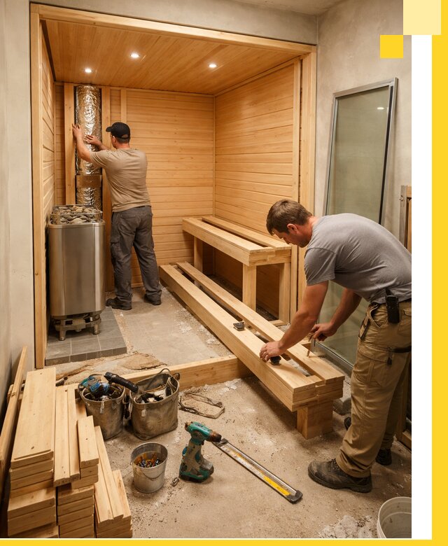 Проектирование и установка домашних саун под ключ в Костроме