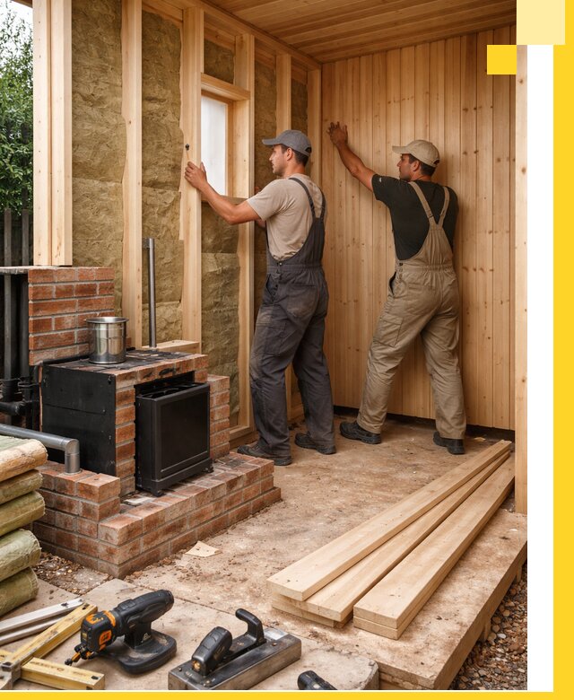 Строительство и установка дачных саун под ключ в Костроме