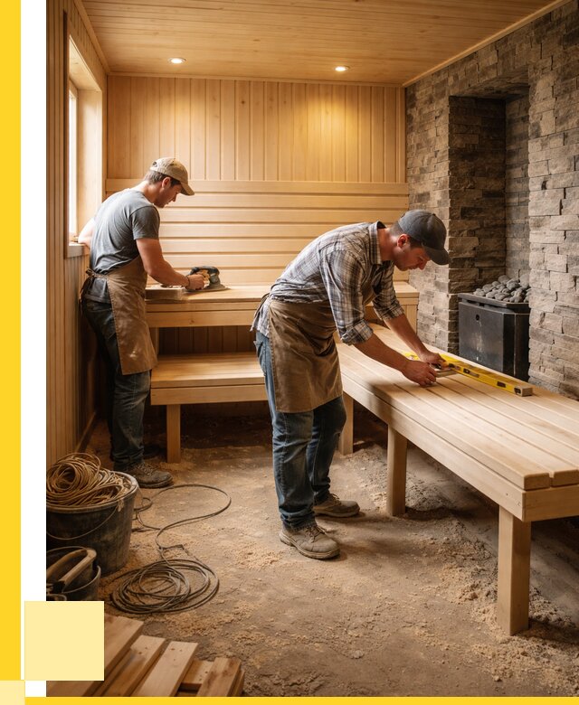 Отделка бани в Костроме: внутренняя отделка от 3063 р. | ЭриданКст