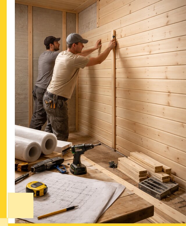 Обшивка бани вагонкой в Костроме от 1225 р., ЭриданКст