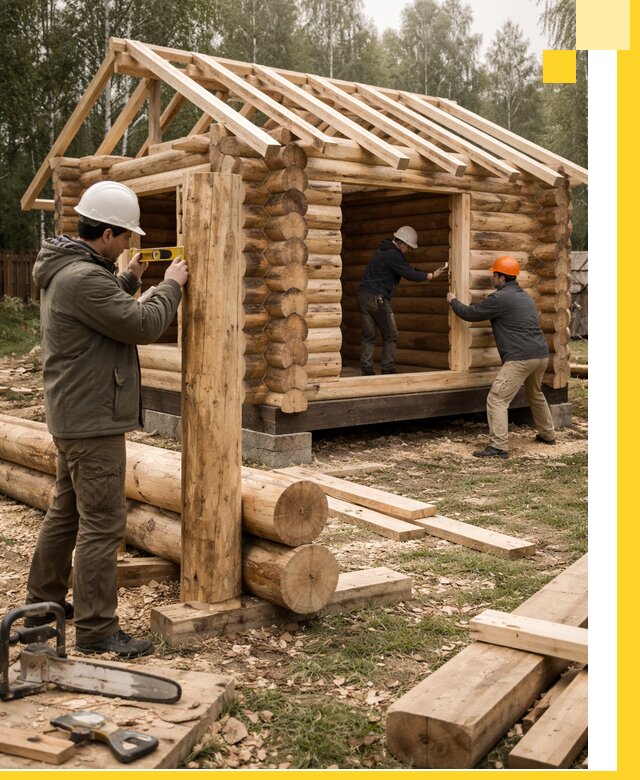 Строительство бань для дачи под ключ в Костроме с доставкой и монтажом