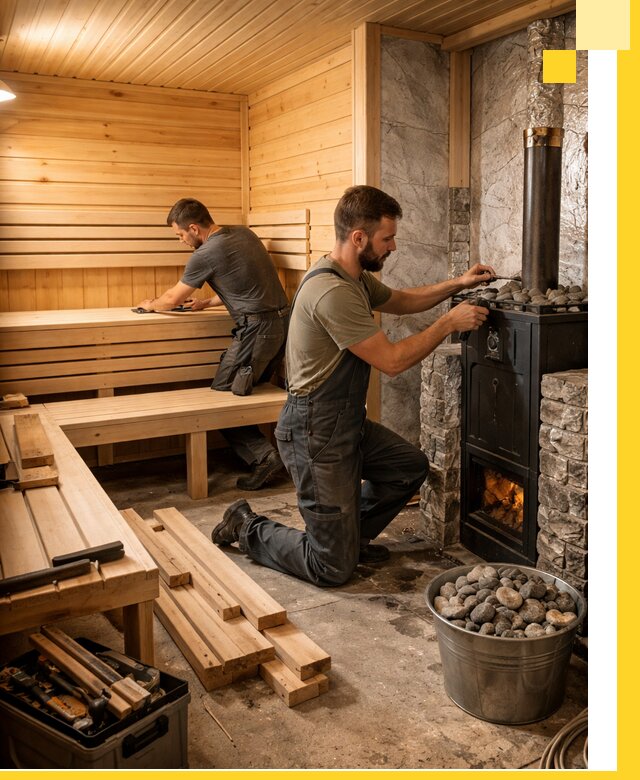 Дизайн и строительство интерьеров бань под ключ в Костроме