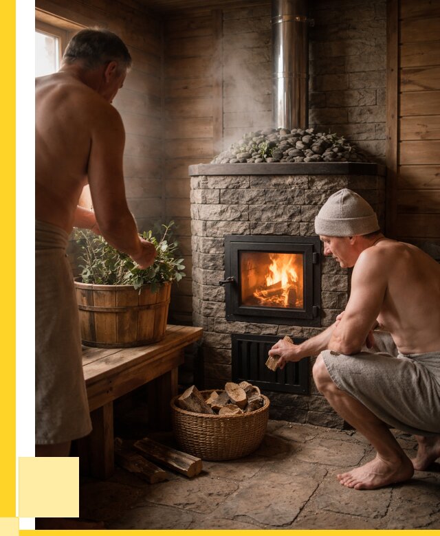 Банные печи под ключ в Костроме от 45941 р. | ЭриданКст кирпичная